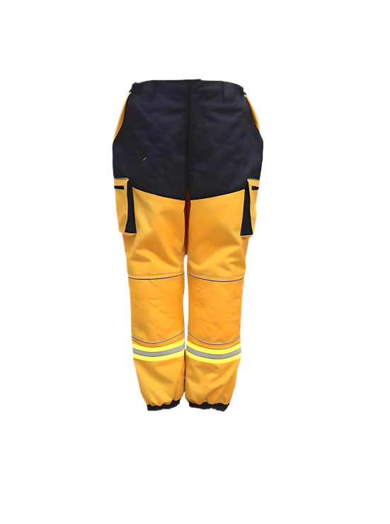 Heavy-duty fire-resistant cargo pants logo
